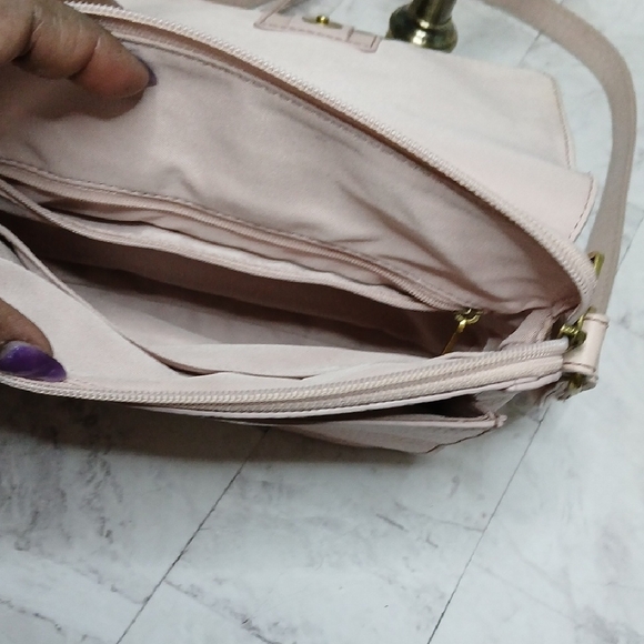 Fossil Blush Leather Crossbody Bag - Picture 4 of 8